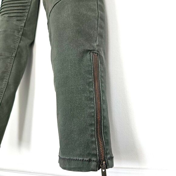 ISABEL By Ingrid & Isabel Maternity Pants Sz 6 Womens Army Green Jeggings - Picture 5 of 7
